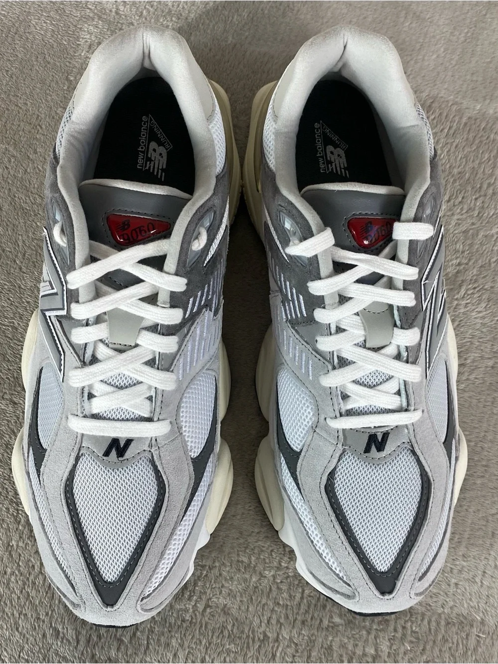 New Balance 9060 U9060GRY Mens Size 13 Rain Cloud Gray Running Shoes NEW